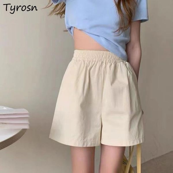 women's shorts women elastic waist solid all-match wide leg simple casual streetwear students harajuku korean style a-line summer, White;black
women's shorts women elastic waist solid all-match wide leg simple casual streetwear students harajuku korean style a-line summer, White;black