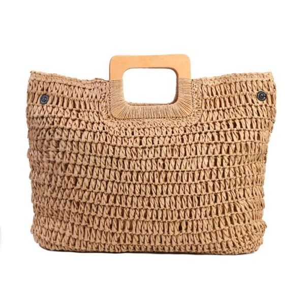 evening bags paper rope women handbags casual solid knitting fashion large capacity shopping handle bag for travel and vacation
evening bags paper rope women handbags casual solid knitting fashion large capacity shopping handle bag for travel and vacation