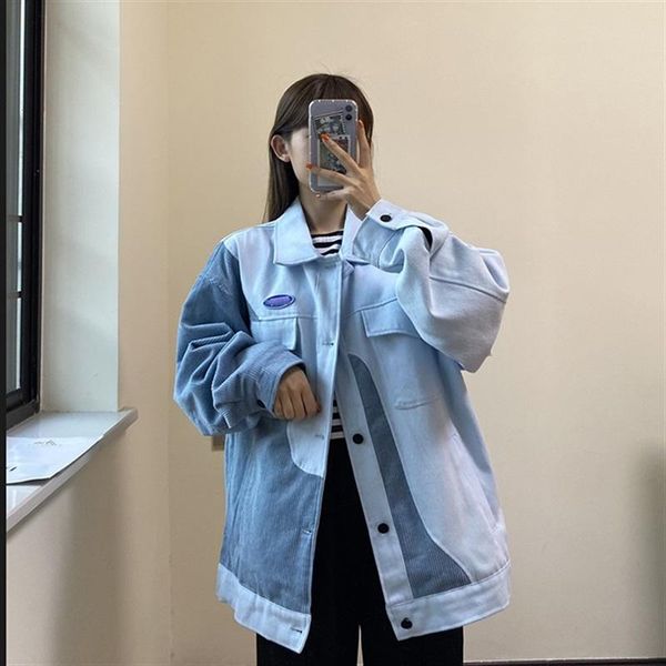 spring thin denim jacket coat tooling movement korean loose female autumn women women's jackets, Black;brown
spring thin denim jacket coat tooling movement korean loose female autumn women women's jackets, Black;brown