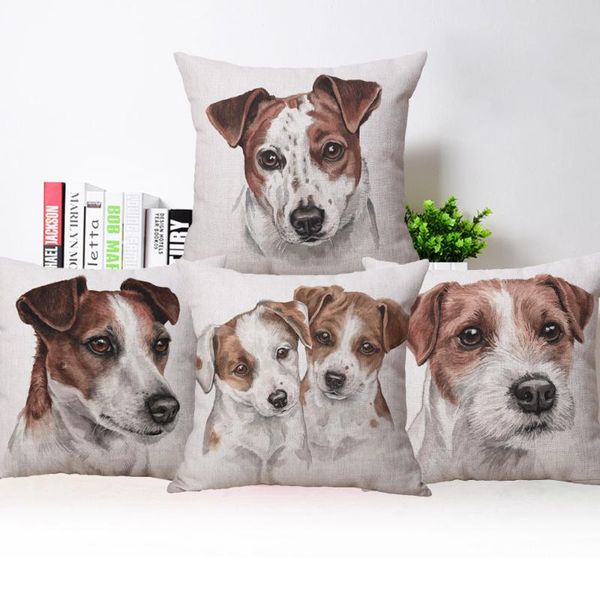 lovely dog cushion cover animal painting jack russell decorative pillowcase 45x45cm bedroom sofa decor pillows case cushion/decorative pillo
lovely dog cushion cover animal painting jack russell decorative pillowcase 45x45cm bedroom sofa decor pillows case cushion/decorative pillo