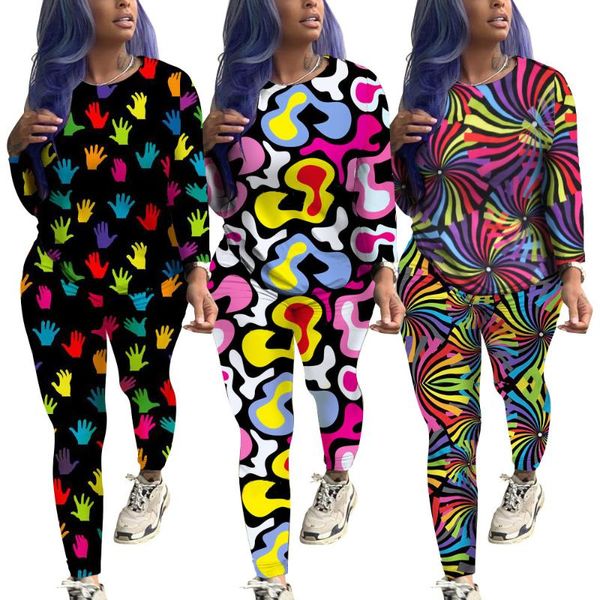 two piece dress womens tracksuit set o neck lounge wear long sleeve fashion colorful print pants casual 2 outfits for women, White
two piece dress womens tracksuit set o neck lounge wear long sleeve fashion colorful print pants casual 2 outfits for women, White