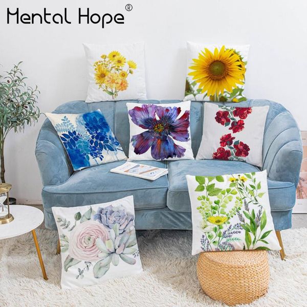 cushion/decorative pillow plant printed plush cushion cover flower pattern throw home decor living room decorative square white pillowcase
cushion/decorative pillow plant printed plush cushion cover flower pattern throw home decor living room decorative square white pillowcase