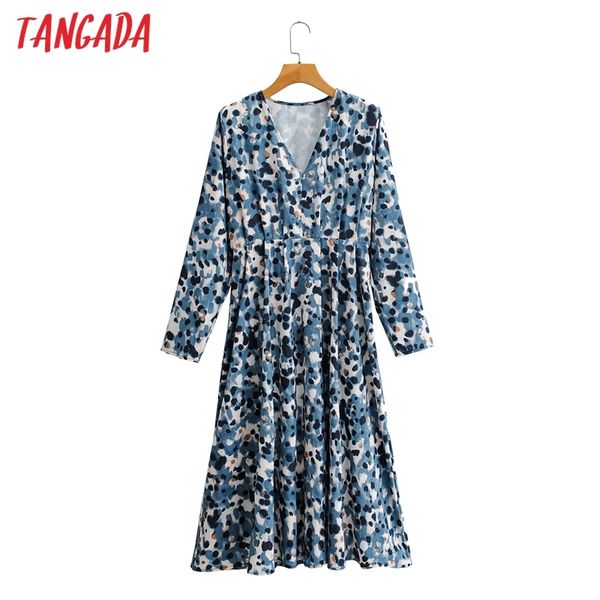 fashion women blue dots print a-line dress v neck long sleeve ladies vestidos sy143 210416, Black;gray
fashion women blue dots print a-line dress v neck long sleeve ladies vestidos sy143 210416, Black;gray