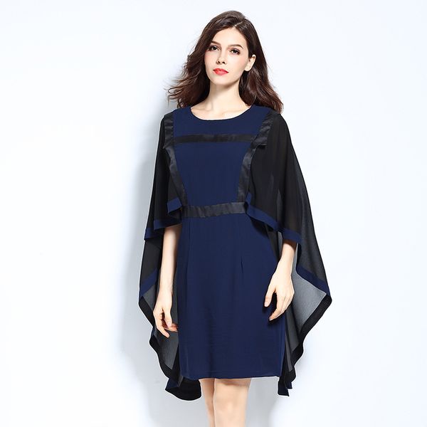 big yards dresses summer autumn large women's 7 / 4 sleeve chiffon bag hip medium length one step 200
big yards dresses summer autumn large women's 7 / 4 sleeve chiffon bag hip medium length one step 200