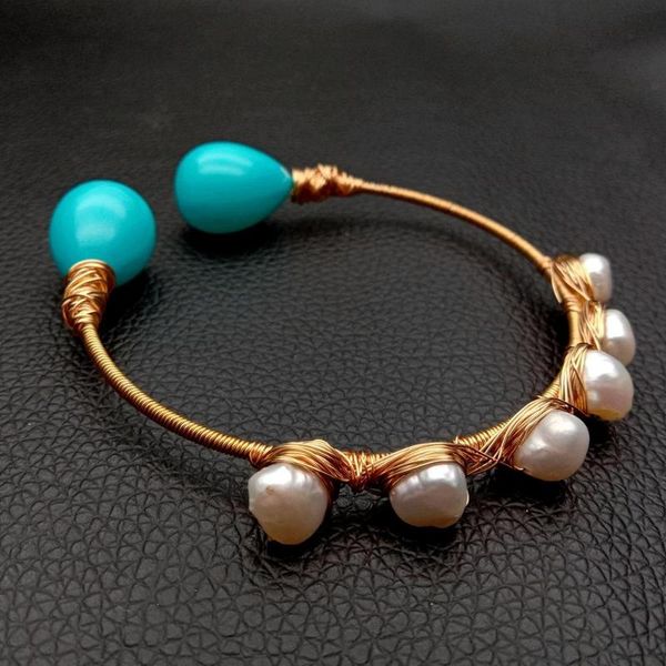 tennis freshwater white pearl blue teardrop sea shell bangle bracelet, Golden;silver
tennis freshwater white pearl blue teardrop sea shell bangle bracelet, Golden;silver