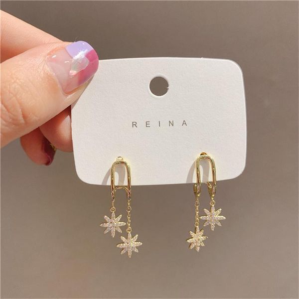 dangle & chandelier women earrings fashion jewelry star shaped tassel pendant wedding simple fine christmas gift for ear stud, Silver
dangle & chandelier women earrings fashion jewelry star shaped tassel pendant wedding simple fine christmas gift for ear stud, Silver