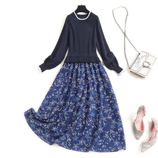 casual dresses autumn winter long sleeve print patchwork knit sweater women elegant aline festa vintage robe femme vestidos, Black;gray
casual dresses autumn winter long sleeve print patchwork knit sweater women elegant aline festa vintage robe femme vestidos, Black;gray