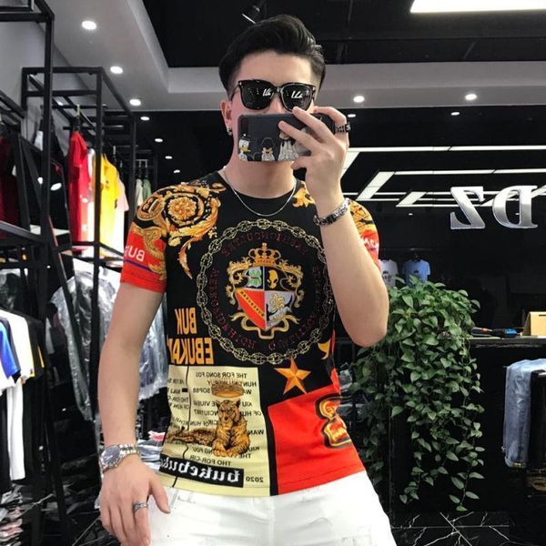 men's t-shirts printed shirt with short sleeves cool fashion in the wild, White;black
men's t-shirts printed shirt with short sleeves cool fashion in the wild, White;black