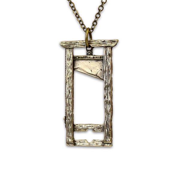 antique bronze silver guillotine necklaces french guillotine gothic pendant necklace
antique bronze silver guillotine necklaces french guillotine gothic pendant necklace