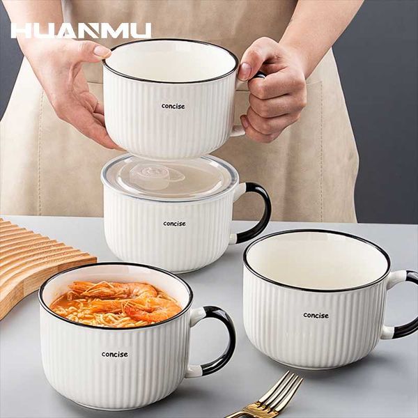 700ml creative large lovely ceramic bowls with cover big bowl cereal noodle student dormitory tableware household mugs
700ml creative large lovely ceramic bowls with cover big bowl cereal noodle student dormitory tableware household mugs