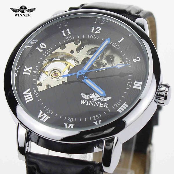 winner men's fashion leisure hollow out popular manual mechanical watch, Slivery;brown
winner men's fashion leisure hollow out popular manual mechanical watch, Slivery;brown