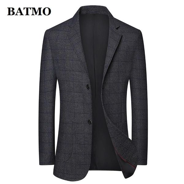 men's suits & blazers batmo 2021 arrival spring plaid casual grey blazer men,men's jackets,905, White;black
men's suits & blazers batmo 2021 arrival spring plaid casual grey blazer men,men's jackets,905, White;black