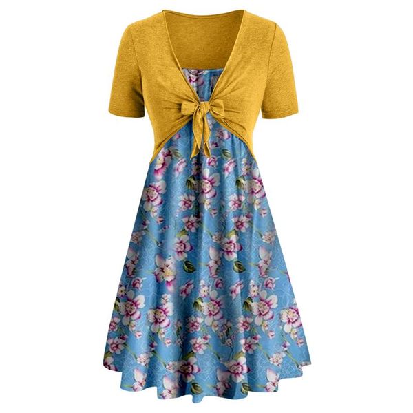 casual dresses women short sleeve cross knot bandage flower print mini suit dress vintage ladies boho beach summer sundress, Black;gray
casual dresses women short sleeve cross knot bandage flower print mini suit dress vintage ladies boho beach summer sundress, Black;gray