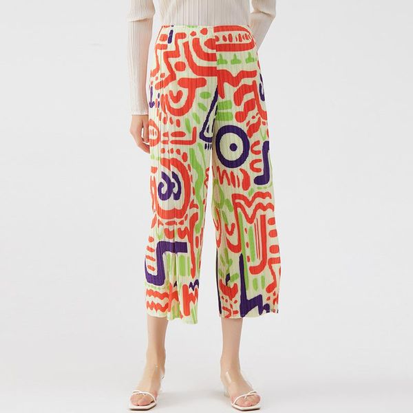 women's pants & capris miyake pleated trend design 2021 summer printing casual nine-point loose comfortable straight, Black;white
women's pants & capris miyake pleated trend design 2021 summer printing casual nine-point loose comfortable straight, Black;white