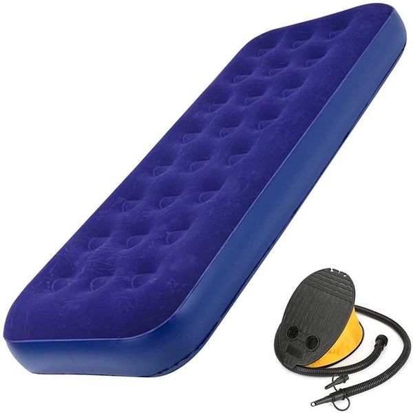 outdoor pads inflatable bed pvc air mattress with foot pump portable blow up camping flocked airbed 100kg max weight for outdo
outdoor pads inflatable bed pvc air mattress with foot pump portable blow up camping flocked airbed 100kg max weight for outdo