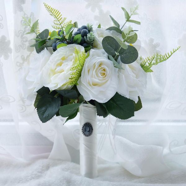 decorative flowers & wreaths white and green elegant bridal ivory bouquets blue berries bouquet bride bridesmaid wedding ramo de novia
decorative flowers & wreaths white and green elegant bridal ivory bouquets blue berries bouquet bride bridesmaid wedding ramo de novia