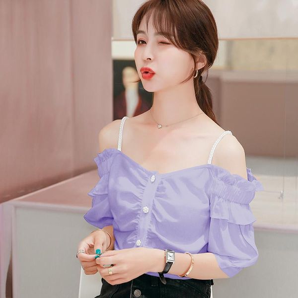 women's blouses & shirts coigarsam fashion chiffon blouse women summer slash neck blusas womens and white lavender 9821
women's blouses & shirts coigarsam fashion chiffon blouse women summer slash neck blusas womens and white lavender 9821