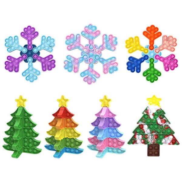 christmas decorations 3d stitchable tree bubble toy snowflower silicone push fingertip toys anti-stress set stress reliever sensory
christmas decorations 3d stitchable tree bubble toy snowflower silicone push fingertip toys anti-stress set stress reliever sensory