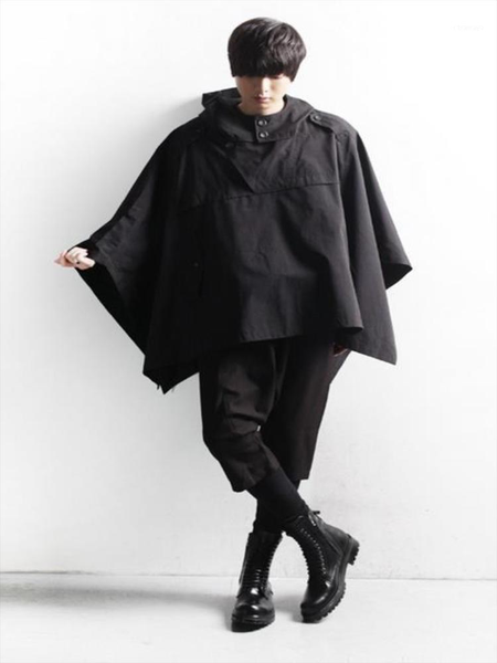 men's jackets jacket cover hooded coat spring and autumn dark department korean casual tooling loose large, Black;brown
men's jackets jacket cover hooded coat spring and autumn dark department korean casual tooling loose large, Black;brown