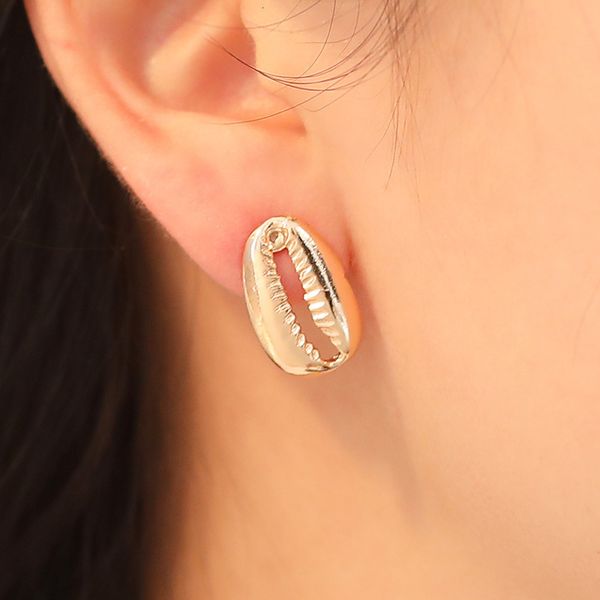 creative new earrings fashion alloy shell earrings simple personality earrings, Golden
creative new earrings fashion alloy shell earrings simple personality earrings, Golden