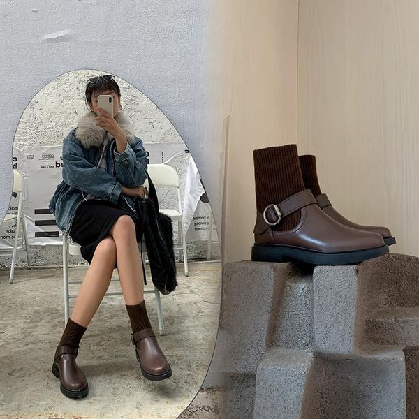 dress shoes fashion women's boots autumn 2021 socks skinny handsome comfortable x506, Black
dress shoes fashion women's boots autumn 2021 socks skinny handsome comfortable x506, Black