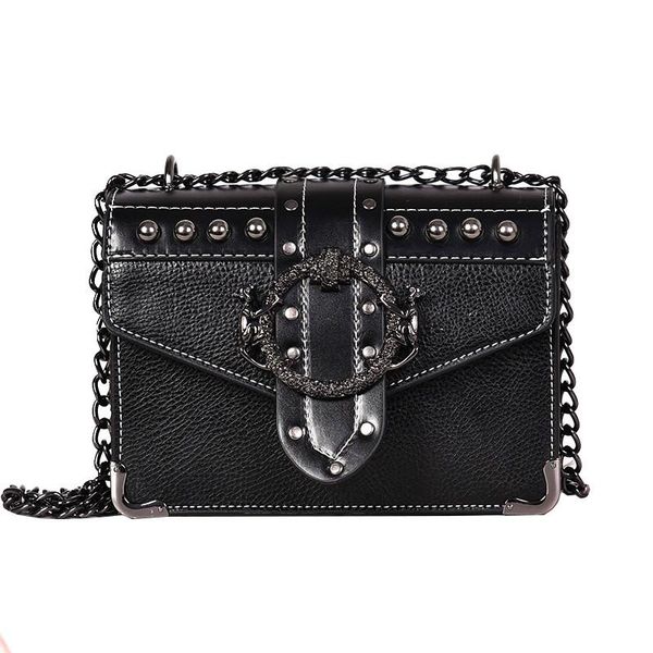 evening bags bolso cuadrado de moda europea para mujer, remache diseñador cuero pu calidad, cadena bloqueo, bolsas mensajero
evening bags bolso cuadrado de moda europea para mujer, remache diseñador cuero pu calidad, cadena bloqueo, bolsas mensajero