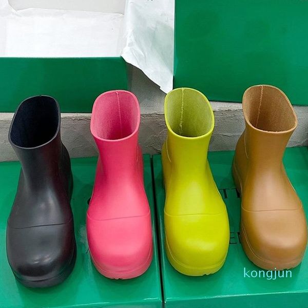 designer- fashion women short rainboots light waterproof casual shoes genuine leather rubber oversized sole various colors boots, Black
designer- fashion women short rainboots light waterproof casual shoes genuine leather rubber oversized sole various colors boots, Black