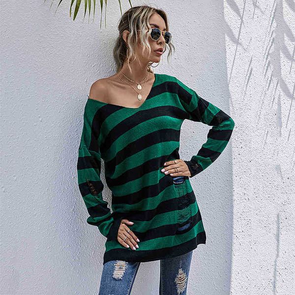 women's sweaters sweaters off shoulder striped sweater women casual v-neck sleeve pullover ladies hole vintage long streetwear a k8z7, White;black
women's sweaters sweaters off shoulder striped sweater women casual v-neck sleeve pullover ladies hole vintage long streetwear a k8z7, White;black