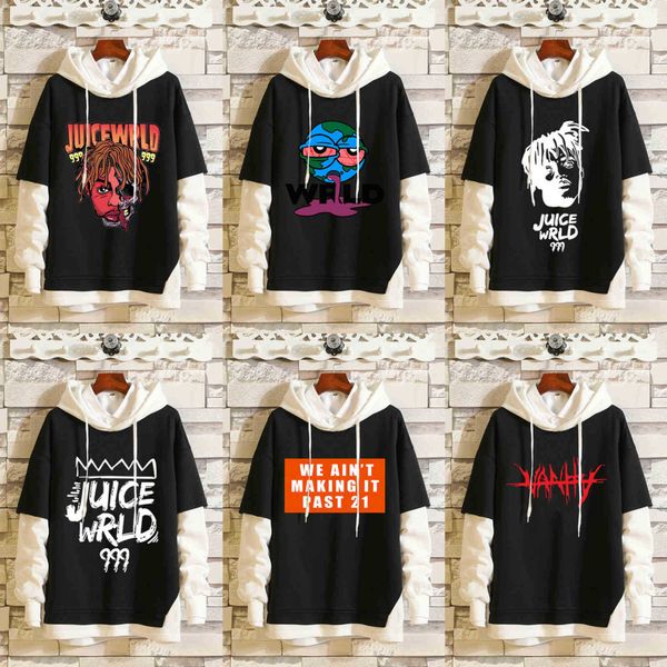 hoodie 2021 rapper juice wrld sweater men's women's fashion two-piece spring and autumn coat, Black
hoodie 2021 rapper juice wrld sweater men's women's fashion two-piece spring and autumn coat, Black