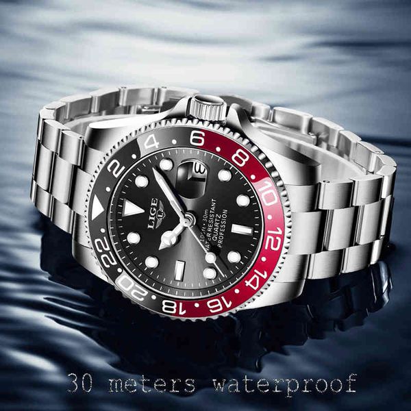 2021 new lige mens watches fashion business waterproof quartz wrist watch men brand luxury stainless steel sport clock male, Silver
2021 new lige mens watches fashion business waterproof quartz wrist watch men brand luxury stainless steel sport clock male, Silver