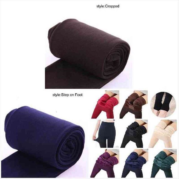 newly heat fleece winter stretchy womens leggings warm lined slim thermal pants tt 88, Black