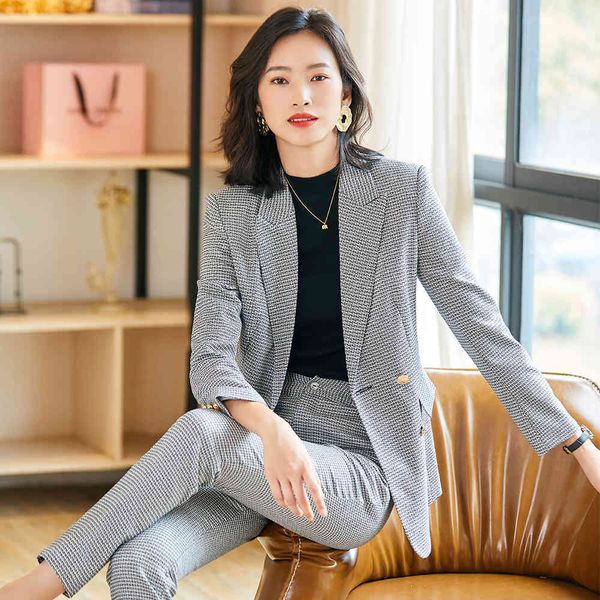 pant autumn red gray winter plaid women's suit stylish ladies two piece blazer set and double breasted pants, White
pant autumn red gray winter plaid women's suit stylish ladies two piece blazer set and double breasted pants, White