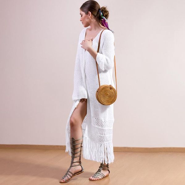 casual dresses 2021 white through bikini cover-ups chiffon tunic long kimono women autumn wrap dress beach wear swimsuit cover up one s, Black;gray
casual dresses 2021 white through bikini cover-ups chiffon tunic long kimono women autumn wrap dress beach wear swimsuit cover up one s, Black;gray
