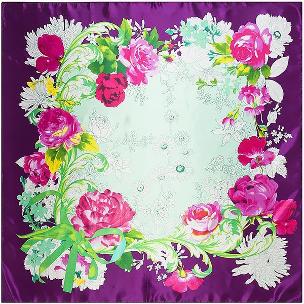 scarves china silk women scarf 90x90cm floral print square head kerchief office lady hairband fashion bag decoration pareo, Blue;gray
scarves china silk women scarf 90x90cm floral print square head kerchief office lady hairband fashion bag decoration pareo, Blue;gray