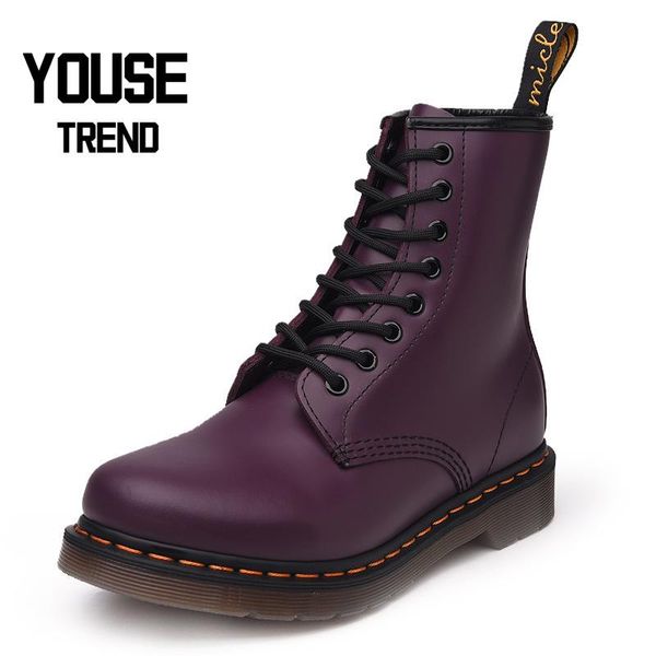 boots autumn&winter women's platform 8 holes leather cowhide purple hard british style ankle motorcycle, Black
boots autumn&winter women's platform 8 holes leather cowhide purple hard british style ankle motorcycle, Black