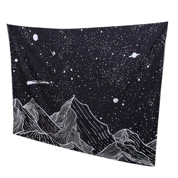black and white tapestry mountain moon background cloth wall hanging decoration for home (pattern 4) shower curtains
black and white tapestry mountain moon background cloth wall hanging decoration for home (pattern 4) shower curtains