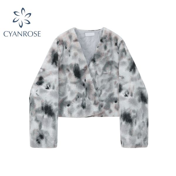 vintage short fur coat women korean style long sleeve cardigan harajuku tie dye print jacket winter crop fur outwear female 210417, Black;brown
vintage short fur coat women korean style long sleeve cardigan harajuku tie dye print jacket winter crop fur outwear female 210417, Black;brown