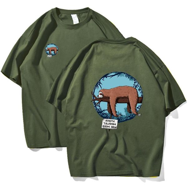 men's t-shirts sleeping sloth double-sided printing men hip hop pullover t shirt ouple summer fashion casual loose shirts man, White;black
men's t-shirts sleeping sloth double-sided printing men hip hop pullover t shirt ouple summer fashion casual loose shirts man, White;black
