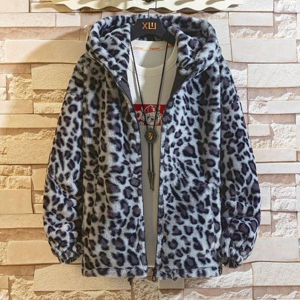 men's jackets autumn soft leopard jacket men zipper hoodies hooded coat fashion causal street outerwear loose windbreaker clothing male, Black;brown
men's jackets autumn soft leopard jacket men zipper hoodies hooded coat fashion causal street outerwear loose windbreaker clothing male, Black;brown