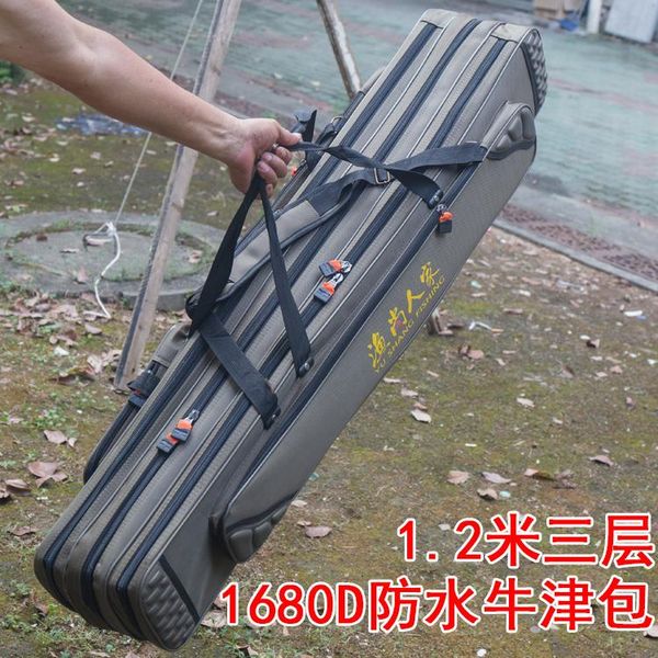fishing accessories 1.2m rod package three-layer waterproof and wear-resistant oxford cloth tackle multifunctional shoulder
fishing accessories 1.2m rod package three-layer waterproof and wear-resistant oxford cloth tackle multifunctional shoulder