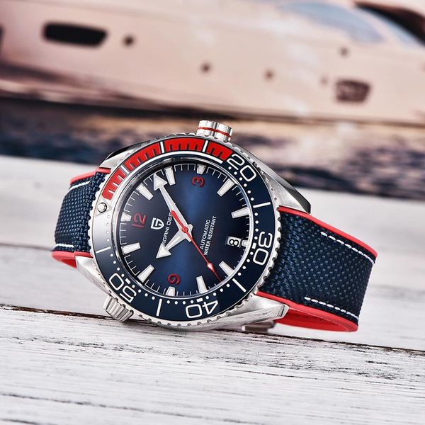 wristwatches pagani design diving ocean universe mechanical watches sapphire glass nh35a gradient bezel automatic men's watch reloj hom, Slivery;brown
wristwatches pagani design diving ocean universe mechanical watches sapphire glass nh35a gradient bezel automatic men's watch reloj hom, Slivery;brown