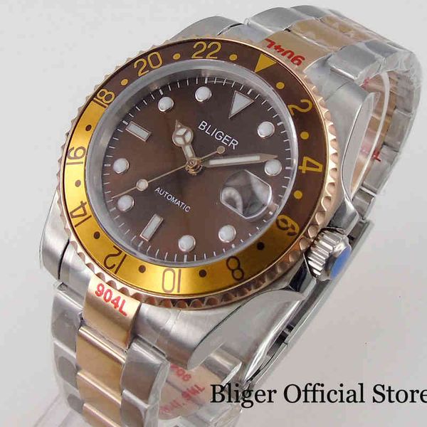 mark two tones of blister rose gold self-winding men's watch 3atm waterproof 21 jewelry miyota 8215 oyster strap adjust closure, Slivery;brown
mark two tones of blister rose gold self-winding men's watch 3atm waterproof 21 jewelry miyota 8215 oyster strap adjust closure, Slivery;brown