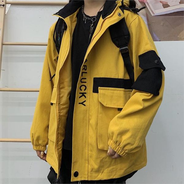 harajuku winter korean cargo jacket women men vintage causal hooded coat 2021 letter hit color safari style jackets 55759 women's, Black;brown
harajuku winter korean cargo jacket women men vintage causal hooded coat 2021 letter hit color safari style jackets 55759 women's, Black;brown
