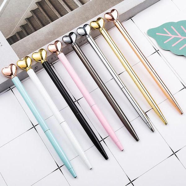 ballpoint pens heart pen cool metal love for school office writing stationery, Blue;orange
ballpoint pens heart pen cool metal love for school office writing stationery, Blue;orange