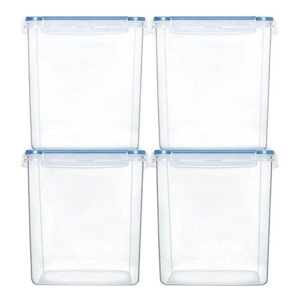 storage bottles & jars whole grain tank kitchen 5.2l food preservation box plastic transparent sealed jar set with labels
storage bottles & jars whole grain tank kitchen 5.2l food preservation box plastic transparent sealed jar set with labels