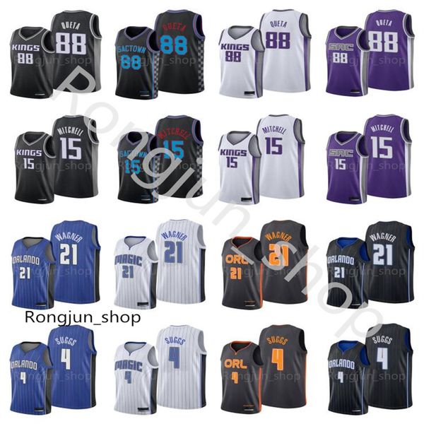 2021 draft picks screen print basketball jerseys 4 jalen suggs 21 franz wagner 15 davion mitchell neemias 88 queta white blue purple black s, Black;red
2021 draft picks screen print basketball jerseys 4 jalen suggs 21 franz wagner 15 davion mitchell neemias 88 queta white blue purple black s, Black;red