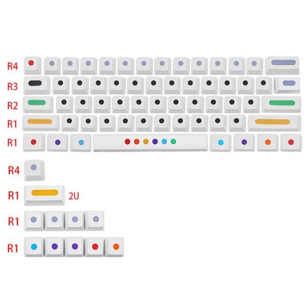 keyboards dots design blank black white keycaps for cherry mx gateron kailh boxc switch mechanical keyboard 60 64 oem 71key pbt key cap
keyboards dots design blank black white keycaps for cherry mx gateron kailh boxc switch mechanical keyboard 60 64 oem 71key pbt key cap