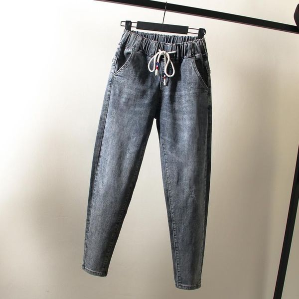 women's jeans elastic waist denim female mom fashion high boyfriend baggy oversize pants clothing autumn spring d0477 xyt8, Blue
women's jeans elastic waist denim female mom fashion high boyfriend baggy oversize pants clothing autumn spring d0477 xyt8, Blue