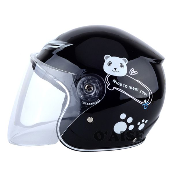 children bicycle helmet featuring cartoon bear pattern with clear visor lens tk48
children bicycle helmet featuring cartoon bear pattern with clear visor lens tk48