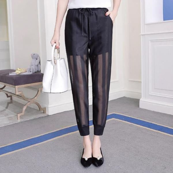 women's pants & capris women high waist mesh harem 2021 joggers fashion chiffon patchwork transparent sweatpants casual trousers street, Black;white
women's pants & capris women high waist mesh harem 2021 joggers fashion chiffon patchwork transparent sweatpants casual trousers street, Black;white